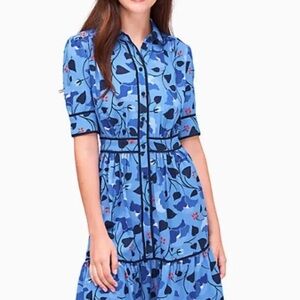 Kate Spade Nouveau Bloom Shirtdress Size 6 with pockets